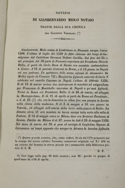 Giuseppe Vernazza Lotto di undici opere  - Asta Libri Antichi - Associazione Nazionale - Case d'Asta italiane