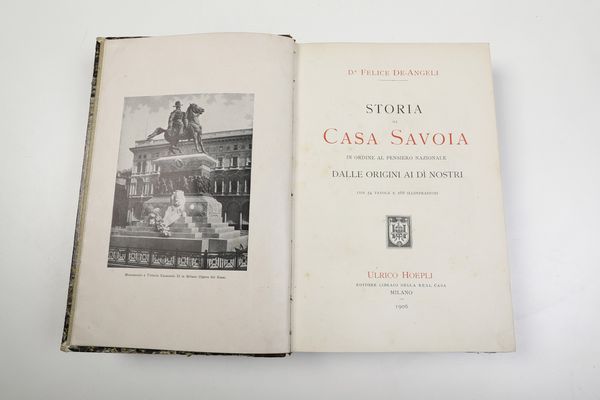 Autori vari Lotto di opere sui Savoia  - Asta Libri Antichi - Associazione Nazionale - Case d'Asta italiane