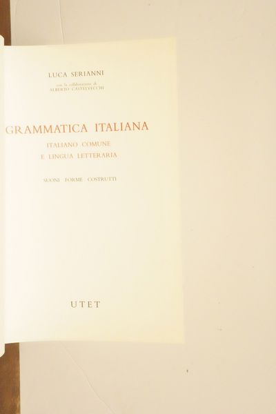 Salvatore Battaglia -Dizionario della lingua italiana, sec XX, UTET Grande Dizionario della lingua italiana, UTET. Volume I; vol. II; volume III; volume IV; volume V; volume VI; volume VII; volume VIII; volume IX; vol. X; volume XI; volume XII; vol. XIII (scompleto; venduto come elemento di arredo)  - Asta Libri Antichi - Associazione Nazionale - Case d'Asta italiane