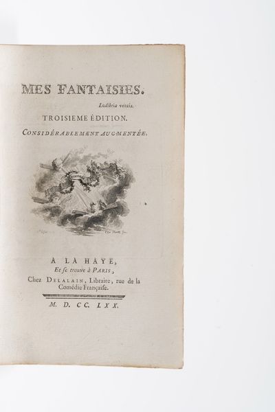 Claude-Prosper Jolyot de Crebillon. Les Amours de Zeokinizul roi des kofirans, Amsterdam 1747.  - Asta Libri Antichi - Associazione Nazionale - Case d'Asta italiane