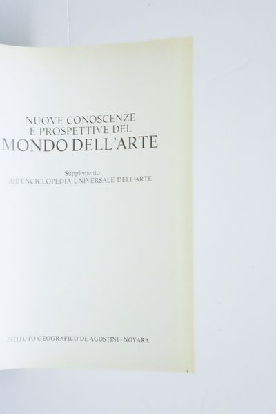 Enciclopedia universale dellarte Enciclopedia universale dellarte, Istituto geografico De Agostini Novara. Volume I; volume II; volume III; vol.IV; vol.V; volume VII; volume VIII; volume IX; vol.X; vol. XI; vol. XIV due indici; nuove conoscenze e prospettive del mondo dellarte; supplemento  dellenciclopedia universale dellarte. (scompleto; venduto come oggetto darredamento)  - Asta Libri Antichi - Associazione Nazionale - Case d'Asta italiane