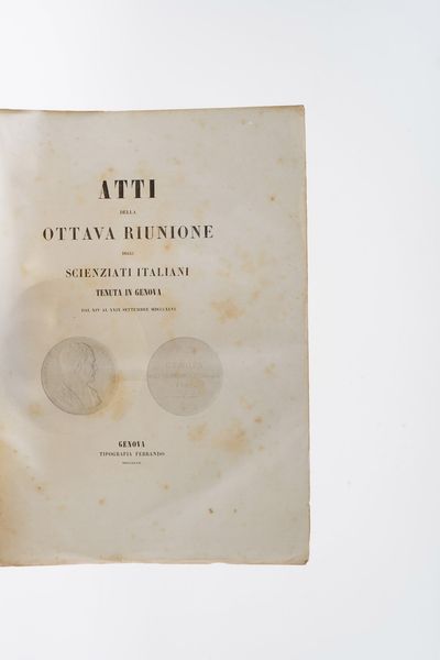 Arturo Issel Istruzioni scientifiche pe i viaggiatori... Roma, Eredi Botta, 1881  - Asta Libri Antichi - Associazione Nazionale - Case d'Asta italiane