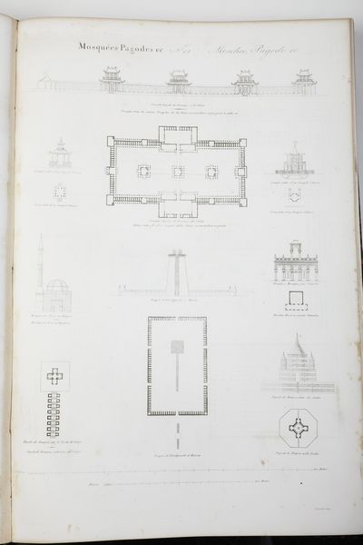 Jean Nicolas Louis Durand Raccolta e Parallelo delle Fabbriche Classiche di tutti i tempi dogni popolo e di ciascun stile con laggiunta della storia generale dellarchitettura di J.G.Legrand arricchita ora di un supplemento di parecchie fabbriche inedite e di tutte quelle pubblicate novellamente dal Canina, dal Rusconi, dallHoffstadt etc. .. e da molti architetti non che dalli progetti architettonici premiati dalle Accademie per cura e studio di Francesco Zanotto <BR>Venezia, G. Antonelli, 1857  - Asta Libri Antichi - Associazione Nazionale - Case d'Asta italiane