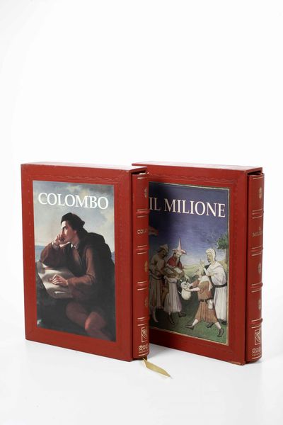 Marco Polo, Il Milione, 1999 - Colombo, Giornale di bordo, 2005  - Asta Libri Antichi - Associazione Nazionale - Case d'Asta italiane