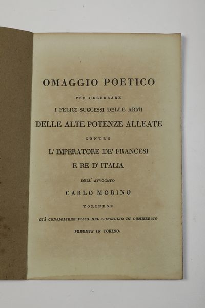 Autori vari Lotto miscellaneo di opere su Napoleone  - Asta Libri Antichi - Associazione Nazionale - Case d'Asta italiane