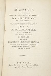 Autori vari Lotto di storia del Piemonte e Savoia  - Asta Libri Antichi - Associazione Nazionale - Case d'Asta italiane