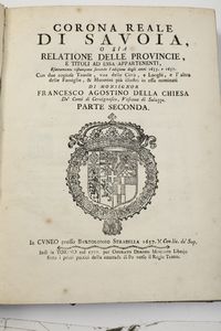 Autori vari Lotto di storia del Piemonte e Savoia  - Asta Libri Antichi - Associazione Nazionale - Case d'Asta italiane