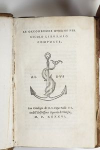 Tre cinquecentine, una seicentina, una edizione bodoniana e altri due Pietro Bembo, Gli Asolani... In Venezia Appresso Gualtiero Scotto, 1553  - Asta Libri Antichi - Associazione Nazionale - Case d'Asta italiane