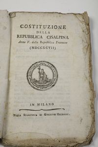 Autori vari Lotto di opere sul Piemonte napoleonico  - Asta Libri Antichi - Associazione Nazionale - Case d'Asta italiane