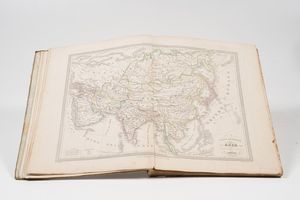 Maggie e Cassella Atlante universale di geografia antica e moderna. Torino, Maggi, senza data, ma dopo il 1854  - Asta Libri Antichi - Associazione Nazionale - Case d'Asta italiane