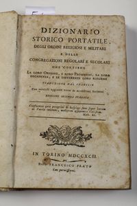 Autori vari Lotto di opere sulla religione  - Asta Libri Antichi - Associazione Nazionale - Case d'Asta italiane