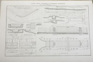 Mattia Giuseppe Sganzin Nuovo corso completo di pubbliche costruzioni<BR>Venezia, Antonelli, 1847  - Asta Libri Antichi - Associazione Nazionale - Case d'Asta italiane