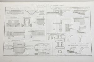 Mattia Giuseppe Sganzin Nuovo corso completo di pubbliche costruzioni<BR>Venezia, Antonelli, 1847  - Asta Libri Antichi - Associazione Nazionale - Case d'Asta italiane