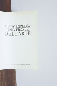 Enciclopedia universale dellarte Enciclopedia universale dellarte, Istituto geografico De Agostini Novara. Volume I; volume II; volume III; vol.IV; vol.V; volume VII; volume VIII; volume IX; vol.X; vol. XI; vol. XIV due indici; nuove conoscenze e prospettive del mondo dellarte; supplemento  dellenciclopedia universale dellarte. (scompleto; venduto come oggetto darredamento)  - Asta Libri Antichi - Associazione Nazionale - Case d'Asta italiane