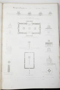 Jean Nicolas Louis Durand Raccolta e Parallelo delle Fabbriche Classiche di tutti i tempi dogni popolo e di ciascun stile con laggiunta della storia generale dellarchitettura di J.G.Legrand arricchita ora di un supplemento di parecchie fabbriche inedite e di tutte quelle pubblicate novellamente dal Canina, dal Rusconi, dallHoffstadt etc. .. e da molti architetti non che dalli progetti architettonici premiati dalle Accademie per cura e studio di Francesco Zanotto <BR>Venezia, G. Antonelli, 1857  - Asta Libri Antichi - Associazione Nazionale - Case d'Asta italiane