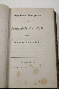 Autori vari Lotto miscellaneo di opere su Napoleone  - Asta Libri Antichi - Associazione Nazionale - Case d'Asta italiane