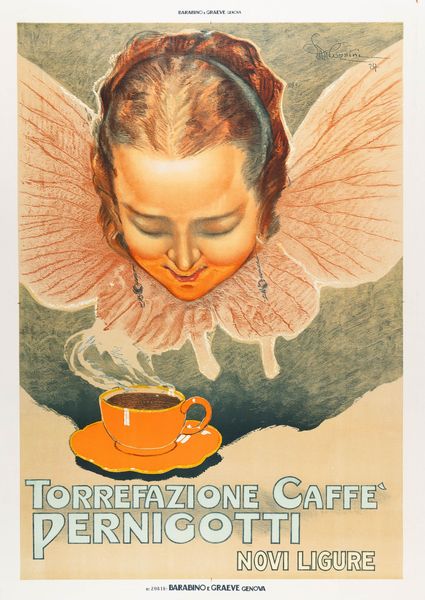 Ettore Mazzini : Torrefazione Caff Pernigotti - Novi Ligure  - Asta POP Culture e Manifesti d'Epoca - Associazione Nazionale - Case d'Asta italiane