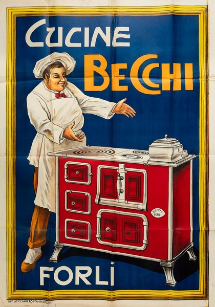 Anonimo : Cucine Becchi - Forl  - Asta POP Culture e Manifesti d'Epoca - Associazione Nazionale - Case d'Asta italiane