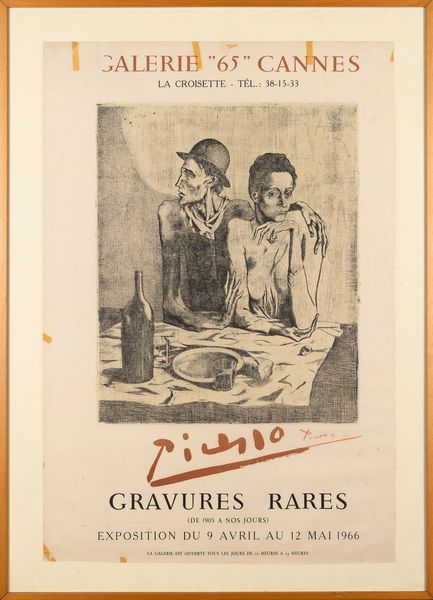 Pablo Picasso : Gravures Rares - Exposition du 9 Avril 1966  - Asta POP Culture e Manifesti d'Epoca - Associazione Nazionale - Case d'Asta italiane