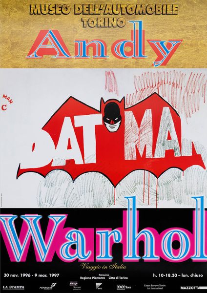 Andy Warhol : Museo dell'Automobile - Torino Warhol  - Asta POP Culture e Manifesti d'Epoca - Associazione Nazionale - Case d'Asta italiane