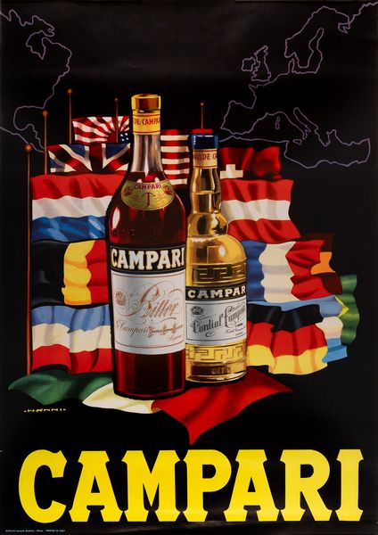 Nino Nanni : Campari Mondo  - Asta POP Culture e Manifesti d'Epoca - Associazione Nazionale - Case d'Asta italiane