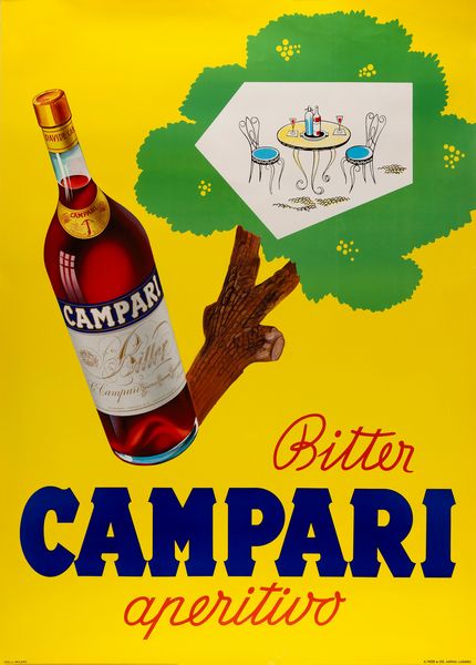 Rolli : Bitter Campari Aperitivo - Milano  - Asta POP Culture e Manifesti d'Epoca - Associazione Nazionale - Case d'Asta italiane