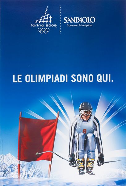 Anonimo : Torino - Olimpiadi Sci  - Asta POP Culture e Manifesti d'Epoca - Associazione Nazionale - Case d'Asta italiane