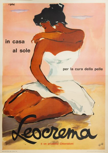 Ercole Brini : Leocrema  - Asta POP Culture e Manifesti d'Epoca - Associazione Nazionale - Case d'Asta italiane