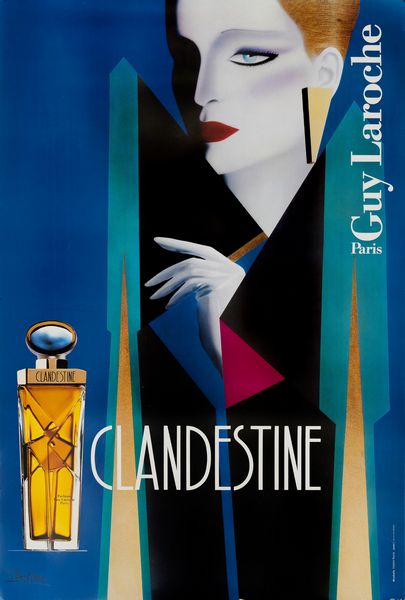 Courbouleix "Razzia" Gerard : Profumo Clandestine  - Asta POP Culture e Manifesti d'Epoca - Associazione Nazionale - Case d'Asta italiane