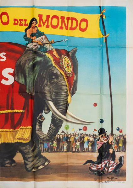 Marcello Colizzi : Circus Heros - il pi grande circo del mondo  - Asta POP Culture e Manifesti d'Epoca - Associazione Nazionale - Case d'Asta italiane