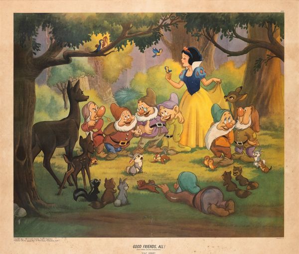 Anonimo : Walt Disney, Good friends all  - Asta POP Culture e Manifesti d'Epoca - Associazione Nazionale - Case d'Asta italiane