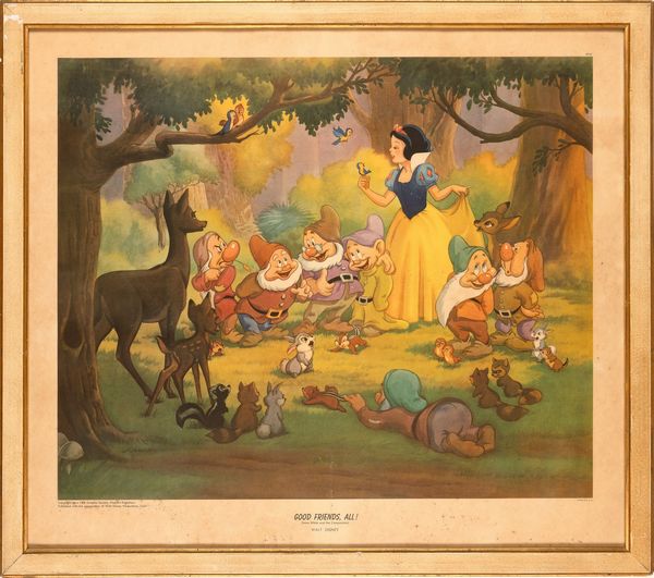 Anonimo : Walt Disney, Good friends all  - Asta POP Culture e Manifesti d'Epoca - Associazione Nazionale - Case d'Asta italiane