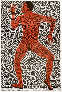 Keith Haring - Into 1984... Tony Shafrazi Gallery