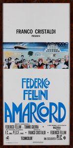 Anonimo : AMARCORD - Federico Fellini  - Asta POP Culture e Manifesti d'Epoca - Associazione Nazionale - Case d'Asta italiane