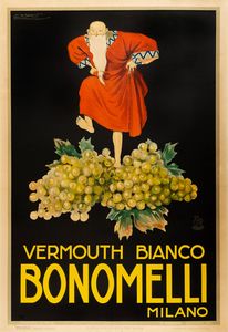 Achille Luciano Mauzan - Vermouth Bianco - Bonomelli Milano