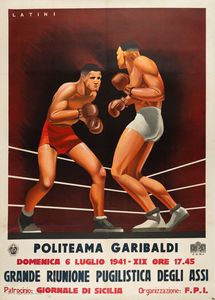 Latini - Politeama Garibaldi - Grande riunione pugilistica degli assi