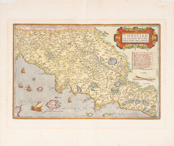 Abraham Ortelius : Thusciae descriptio  - Asta Libri, Autografi e Stampe - Associazione Nazionale - Case d'Asta italiane