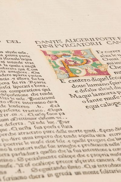 DANTE ALIGHIERI : La Commedia, [col commento di Jacopo della Lana e Martino Paolo Nidobeato, curata da Martino Paolo Nidobeato e Guido da Terzago. Aggiunto Il Credo]  - Asta Libri, Autografi e Stampe - Associazione Nazionale - Case d'Asta italiane