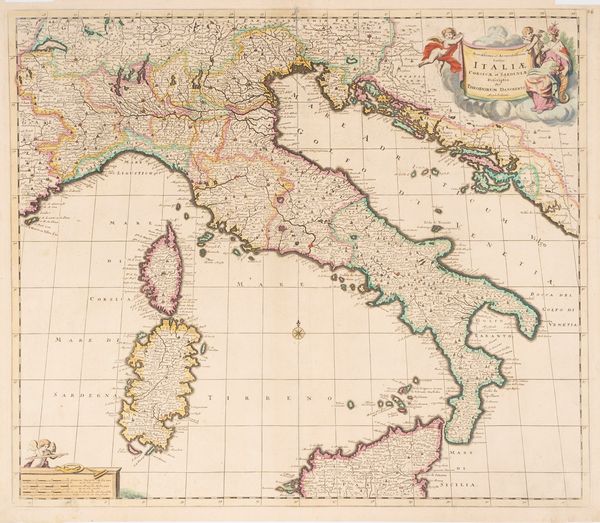 Theodorum Danckerts : Italiae Corsicae et Sardiniae Descriptio  - Asta Libri, Autografi e Stampe - Associazione Nazionale - Case d'Asta italiane