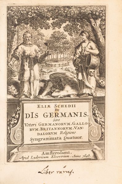 Elias Schedius : De Dis Germanis  - Asta Libri, Autografi e Stampe - Associazione Nazionale - Case d'Asta italiane