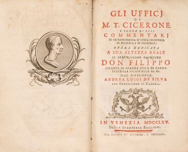 Cicerone, Marco Tullio : Gli Uffici  - Asta Libri, Autografi e Stampe - Associazione Nazionale - Case d'Asta italiane