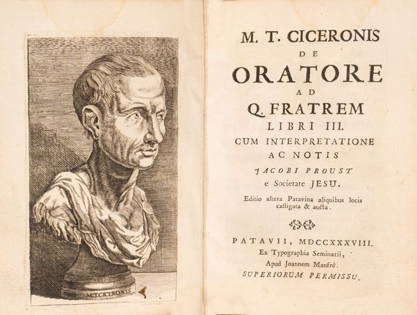 Cicerone, Marco Tullio : De Oratore ad Q. Fratem  - Asta Libri, Autografi e Stampe - Associazione Nazionale - Case d'Asta italiane