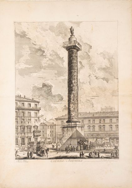 Piranesi, Giovanni Battista : Colonna Antonina  - Asta Libri, Autografi e Stampe - Associazione Nazionale - Case d'Asta italiane