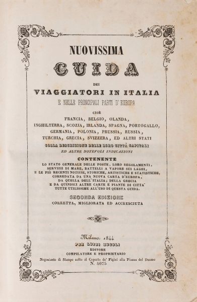 Guide di viaggio  - Asta Libri, Autografi e Stampe - Associazione Nazionale - Case d'Asta italiane