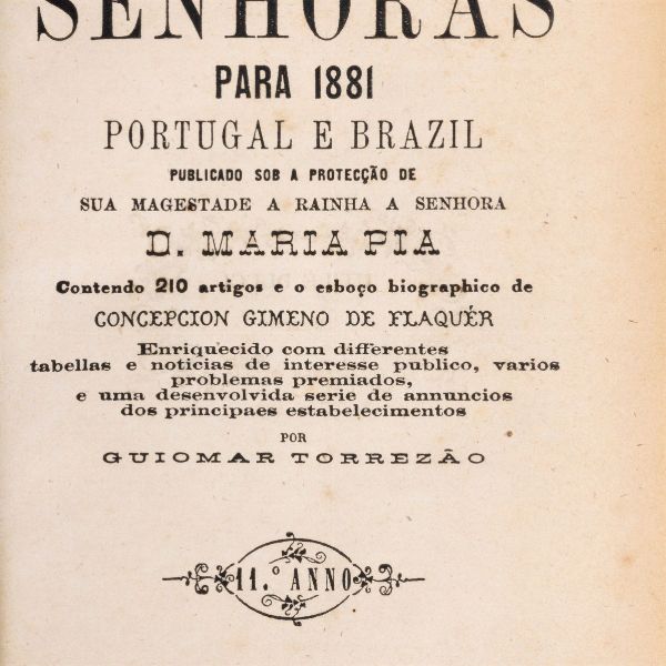 Almanach das Senhoras  para 1881, Portugal e Brazil  - Asta Libri, Autografi e Stampe - Associazione Nazionale - Case d'Asta italiane