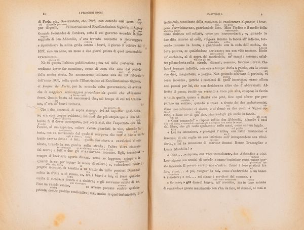 Manzoni, Alessandro : I Promessi Sposi  - Asta Libri, Autografi e Stampe - Associazione Nazionale - Case d'Asta italiane