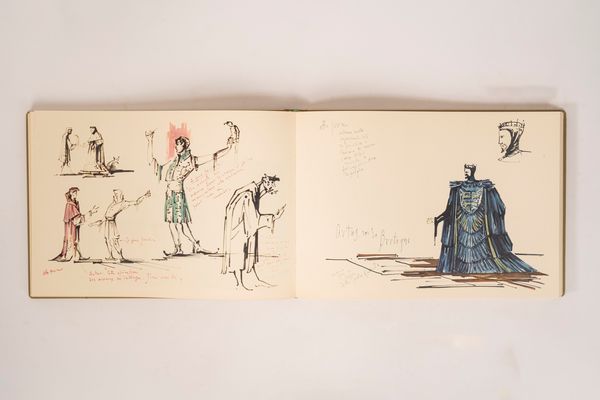 Cocteau, Jean, : I cavalieri della tavola rotonda. Dramma in tre atti. Taccuino scenico di Fabrizio Clerici.  - Asta Libri, Autografi e Stampe - Associazione Nazionale - Case d'Asta italiane