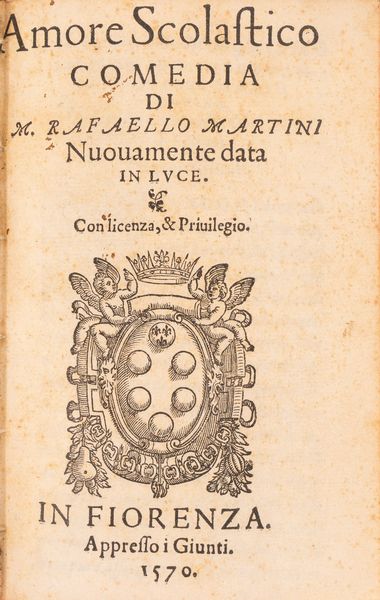 Raffaello Martini : Amore scolastico  - Asta Libri, Autografi e Stampe - Associazione Nazionale - Case d'Asta italiane