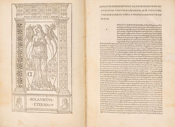 Corio, Bernardino : Bernardini Corii Viri Clarissimi Mediolanensis Patria Historia  - Asta Libri, Autografi e Stampe - Associazione Nazionale - Case d'Asta italiane