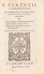 Terenzio, Publio Afro - Comoediae